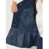 imageAllegra K 2 Piece Skirt Sets for Women Long Sleeve Blazer and Pencil Skirt Business SuitsDark Blue