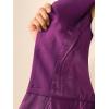 imageAllegra K 2 Piece Skirt Sets for Women Long Sleeve Blazer and Pencil Skirt Business SuitsDark Purple