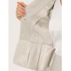 imageAllegra K 2 Piece Skirt Sets for Women Long Sleeve Blazer and Pencil Skirt Business SuitsGray Beige