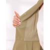 imageAllegra K 2 Piece Skirt Sets for Women Long Sleeve Blazer and Pencil Skirt Business SuitsTan