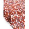 imageAllegra K Floral Skirt for Womens Elastic Waist ALine Midi SkirtsRed