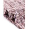 imageAllegra K Tweed Dress for Womens Summer Sleeveless Elegant Plaid Bodycon DressesPink