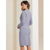 imageAllegra K Womens 2 Piece Skirt Suit Set Business Long Sleeve Blazer and Pencil Skirt OutfitsLight Purple