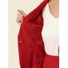 imageAllegra K Womens 2 Piece Skirt Suit Set Business Long Sleeve Blazer and Pencil Skirt OutfitsRed