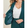 imageAllegra K Womens 2 Piece Skirt Suit Set Business Long Sleeve Blazer and Pencil Skirt OutfitsTeal Green