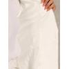 imageAllegra K Womens 2 Piece Skirt Suit Set Business Long Sleeve Blazer and Pencil Skirt OutfitsWhite