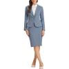 imageAllegra K Womens 2 Piece Skirt Suit Set Business Long Sleeve Blazer and Pencil Skirt OutfitsDusty Blue