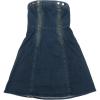 imageAllegra K Womens Cowgirl Dress Strapless Jean Concert Outfits Western Sleeveless Denim DressesVintage Blue