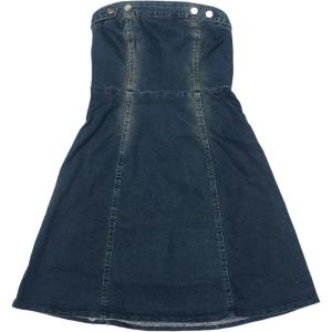 imageAllegra K Womens Cowgirl Dress Strapless Jean Concert Outfits Western Sleeveless Denim DressesVintage Blue