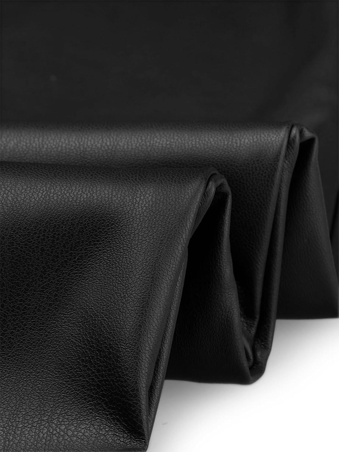 imageAllegra K Faux Leather Pants for Womens High Waist Straight Leg Punk PU TrousersBlack