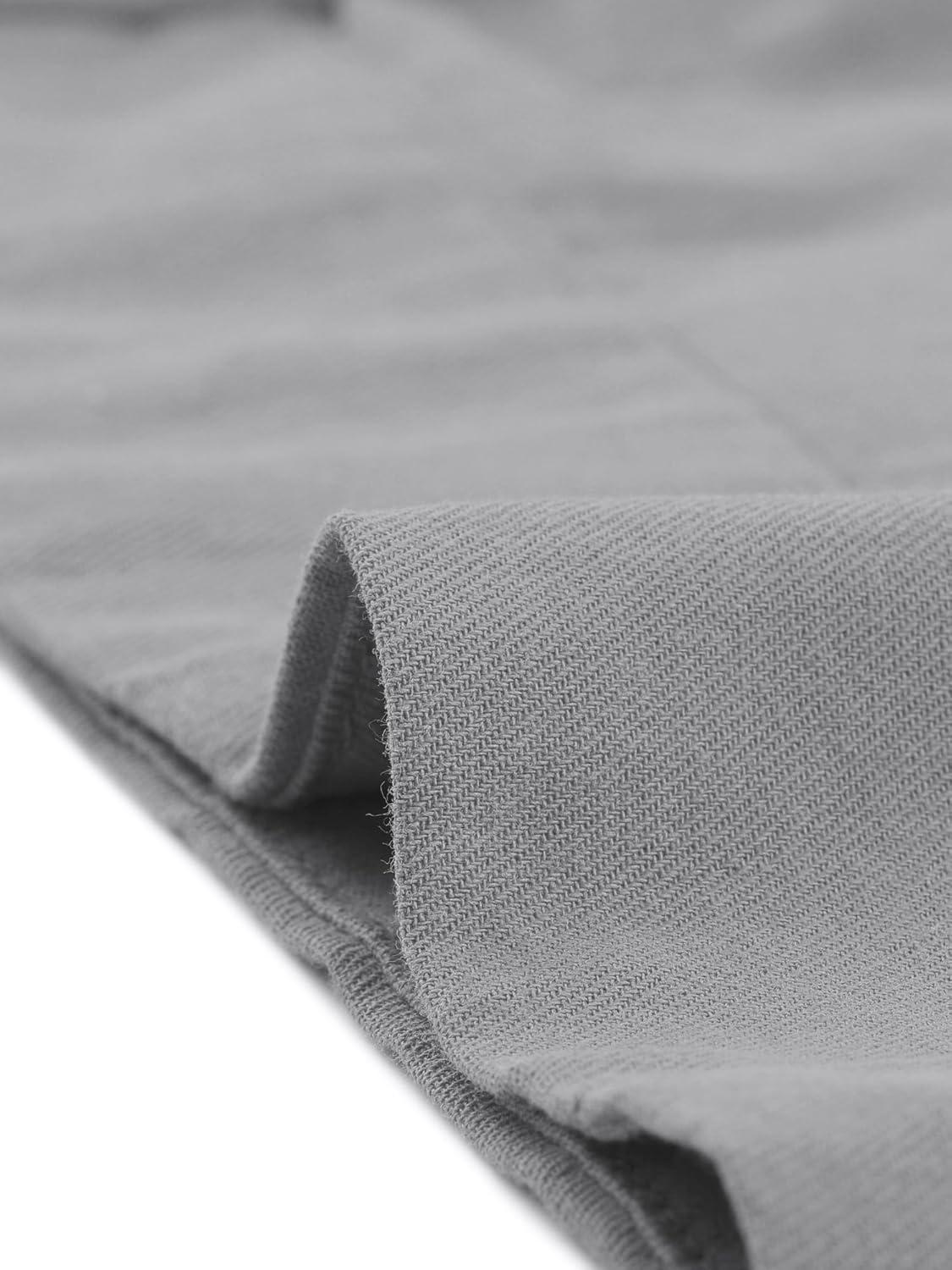 imageAllegra K Womens Wide Leg Jumpsuit 2024 Sleeveless Collared Tie Waist Coverall Button Down Cargo JumpsuitsLight Grey