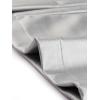 imageAllegra K Faux Leather Casual Pant for Womens High Waist Bell Bottom Flared Long PU TrouserSilver