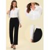 imageAllegra K Office Trousers for Womens High Waist Straight Leg Bootcut Work Pants