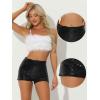 imageAllegra K Sequin Shorts for Women High Waist Party Night Out Concert Outfit Sparkly Mini ShortsBlack