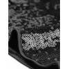 imageAllegra K Sequin Shorts for Women High Waist Party Night Out Concert Outfit Sparkly Mini ShortsBlack