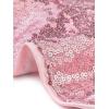 imageAllegra K Sequin Shorts for Women High Waist Party Night Out Concert Outfit Sparkly Mini ShortsPink