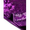 imageAllegra K Sequin Shorts for Women High Waist Party Night Out Concert Outfit Sparkly Mini ShortsPurple