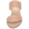imageAllegra K Womens Block Heel Dual Straps Slide SandalsNude