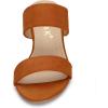 imageAllegra K Womens Block Heel Dual Straps Slide SandalsOrange