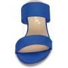 imageAllegra K Womens Block Heel Dual Straps Slide SandalsRoyal Blue