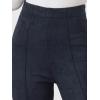 imageAllegra K Womens Faux Suede Leggings High Waisted Stretch Casual Faux Leather Pants for WomenNavy Blue
