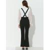 imageAllegra K Womens High Waist Overalls Bell Bottom Pants Suspenders Jumpsuit