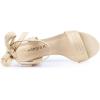 imageAllegra K Womens Open Toe Ankle Tie Back Block Heels SandalsBeige