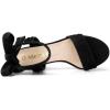 imageAllegra K Womens Open Toe Ankle Tie Back Block Heels SandalsBlack