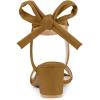 imageAllegra K Womens Open Toe Ankle Tie Back Block Heels SandalsBrown