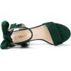imageAllegra K Womens Open Toe Ankle Tie Back Block Heels SandalsGreen