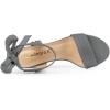 imageAllegra K Womens Open Toe Ankle Tie Back Block Heels SandalsGrey
