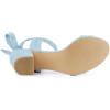 imageAllegra K Womens Open Toe Ankle Tie Back Block Heels SandalsSky Blue