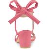 imageAllegra K Womens Open Toe Ankle Tie Back Block Heels SandalsWatermelon Red