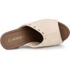 imageAllegra K Womens Open Toe Platform Block Heel Slides SandalsBeige