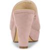 imageAllegra K Womens Open Toe Platform Chunky Heel Slides SandalsDust Pink