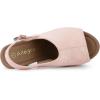 imageAllegra K Womens Open Toe Slingback Platform Chunky Heels SandalsDust Pink