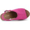 imageAllegra K Womens Open Toe Slingback Platform Chunky Heels SandalsHot Pink