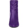 imageAllegra K Womens Pointy Toe Back Zip Block Heel Ankle BootsPurple
