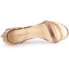imageAllegra K Womens Rhinestone Ankle Strap Chunky Heels SandalsRose Gold