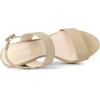 imageAllegra K Womens Slingback Platform Heels Chunky High Heel SandalsBeige