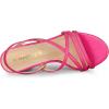 imageAllegra K Womens Strappy Slingback Chunky Heels Slide SandalsHot Pink
