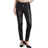 imageAllegra K Faux Leather Pants for Womens High Waist Stretch Slim Fit Motorcycle Legging PantsBlack