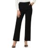 imageAllegra K Office Trousers for Womens High Waist Straight Leg Bootcut Work Pants
