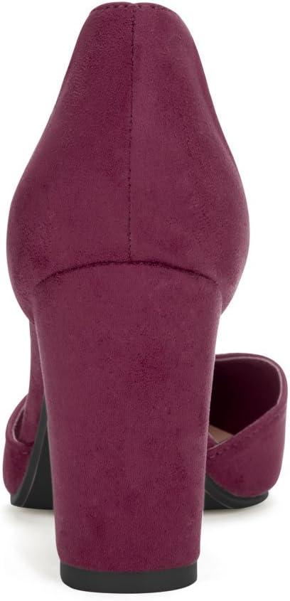imageAllegra K Womens Ankle Tie Point Toe Dress PumpsBurgundy