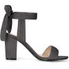 imageAllegra K Women Open Toe Ankle Tie Back Chunky Heel SandalsGrey
