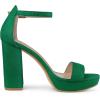 imageAllegra K Womens Ankle Strap Platform Chunky Heels SandalsCandy Green
