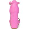 imageAllegra K Womens Ankle Strap Platform Chunky Heels SandalsPink