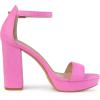 imageAllegra K Womens Ankle Strap Platform Chunky Heels SandalsPink