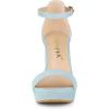 imageAllegra K Womens Ankle Strap Platform Chunky Heels SandalsSky Blue