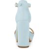 imageAllegra K Womens Ankle Strap Platform Chunky Heels SandalsSky Blue